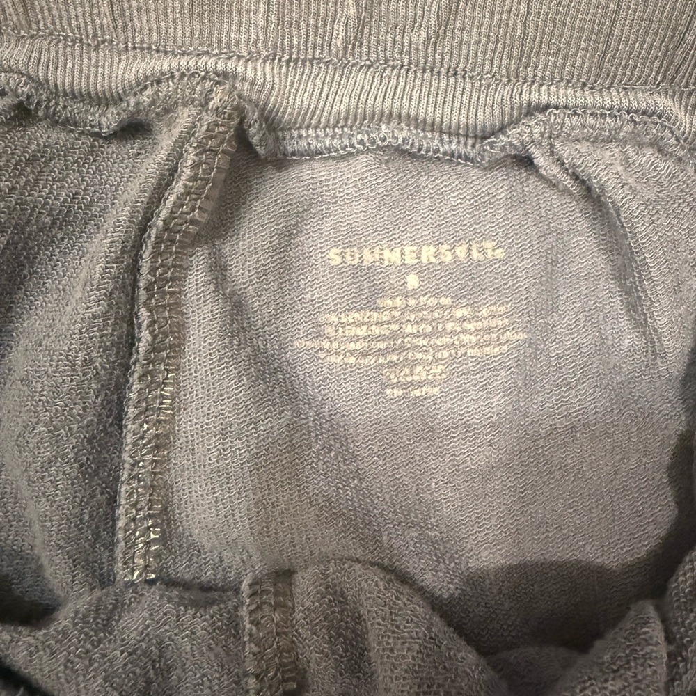 summersalt Slate blue gray drawstring Joggers sma… - image 3